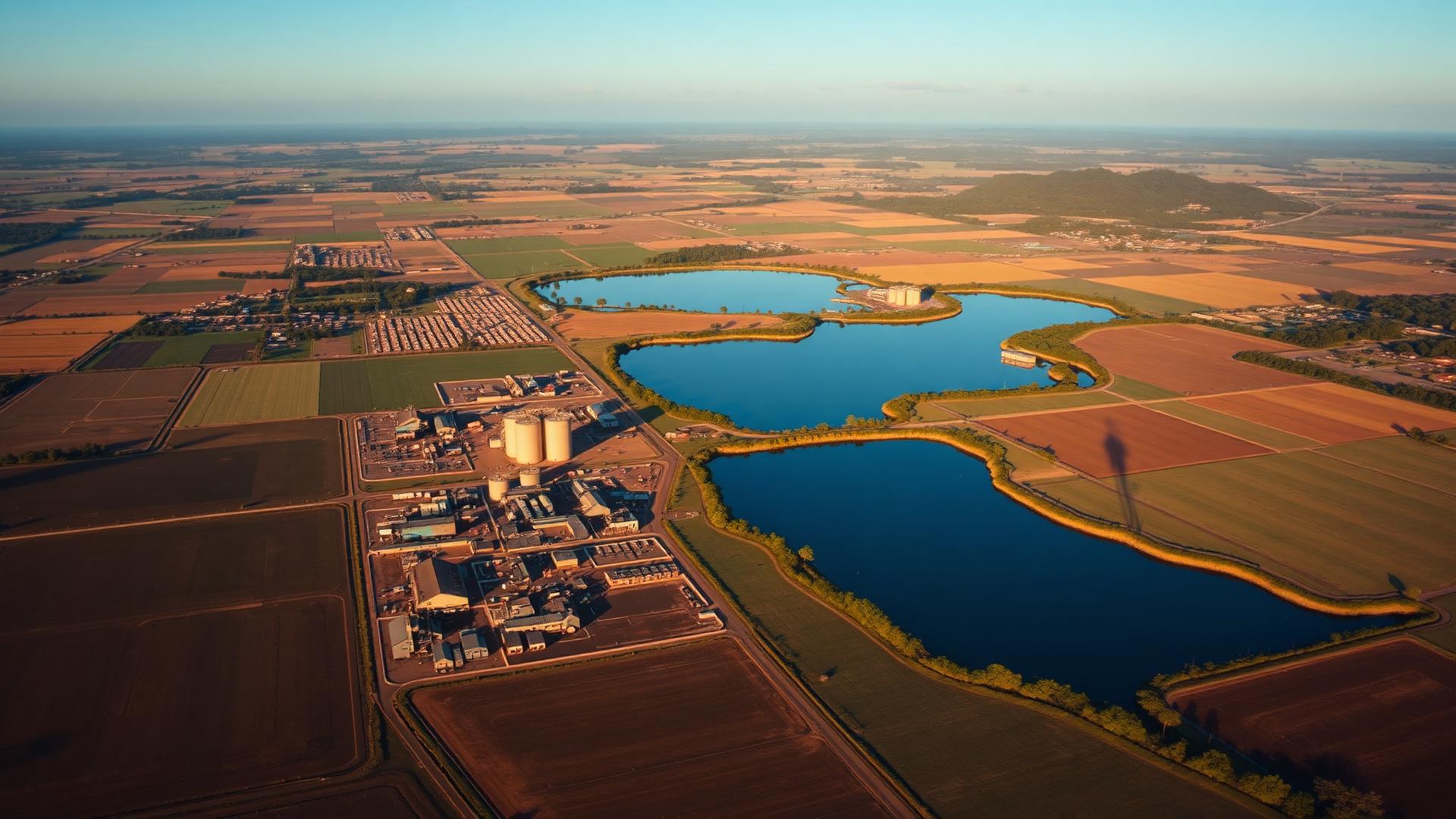 Fazenda União · vista aérea